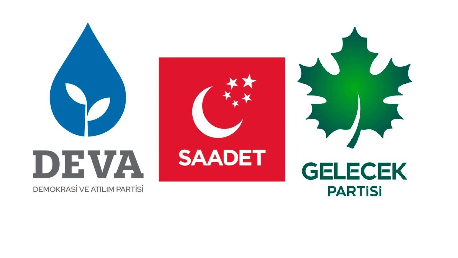 Gelecek, DEVA ve SAADET partileri arasında anlaşma sağlandı, çatı partide birleşecekler