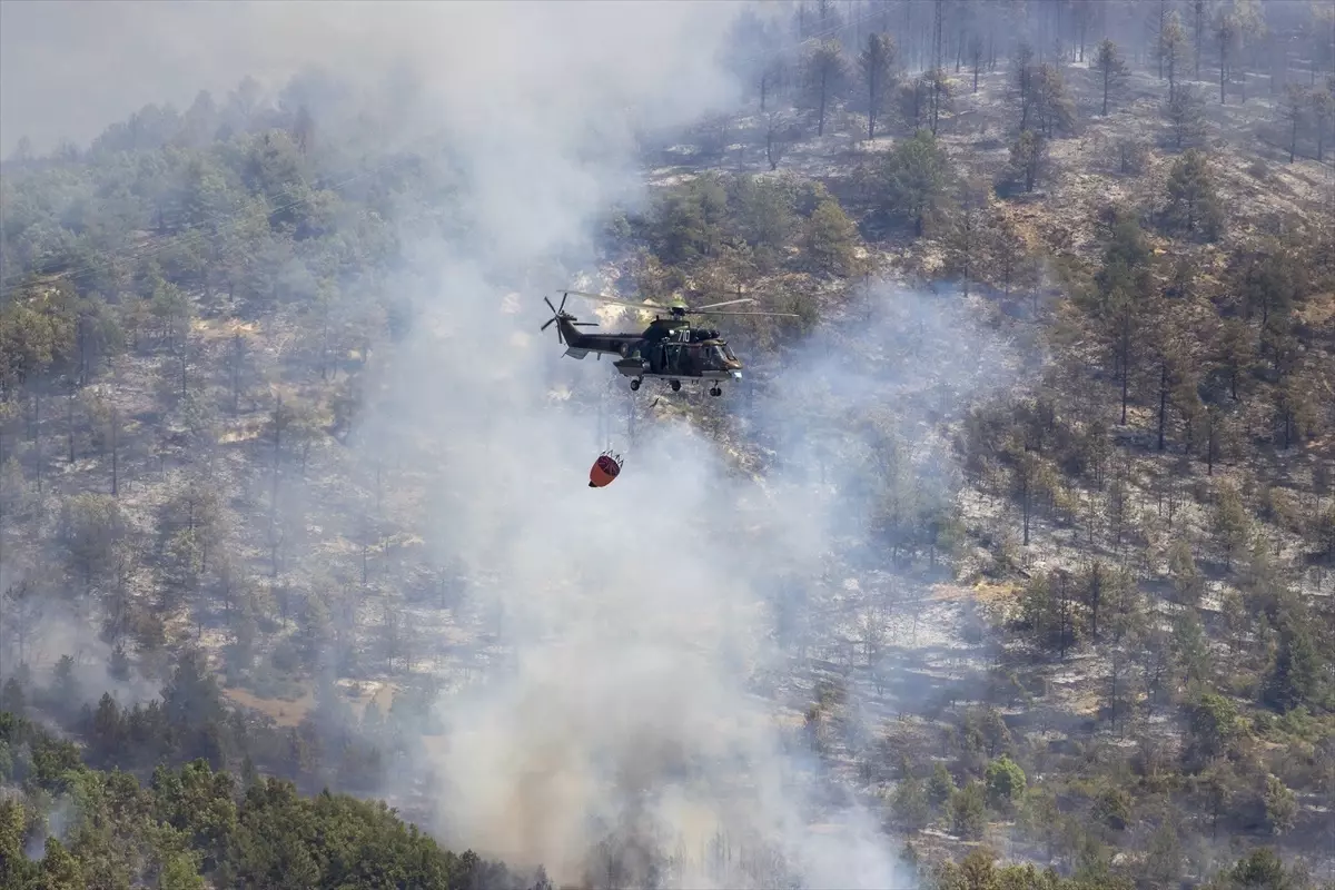 Sakar Dağı’nda Yangınla Mücadele Devam Ediyor