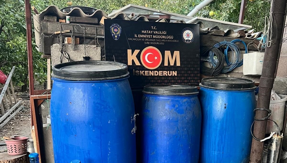 Hatay’da sahte içki operasyonu: İki kişi gözaltına alındı