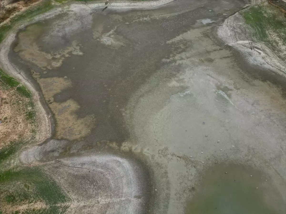 Tekirdağ’da Gölet Su Seviyesi Düşüyor