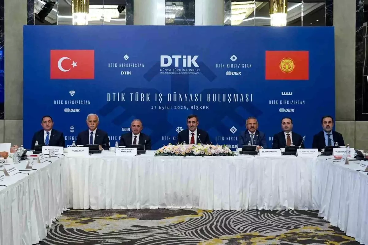 Yılmaz, Kırgızistan’da Türk İş Dünyasını Destekledi