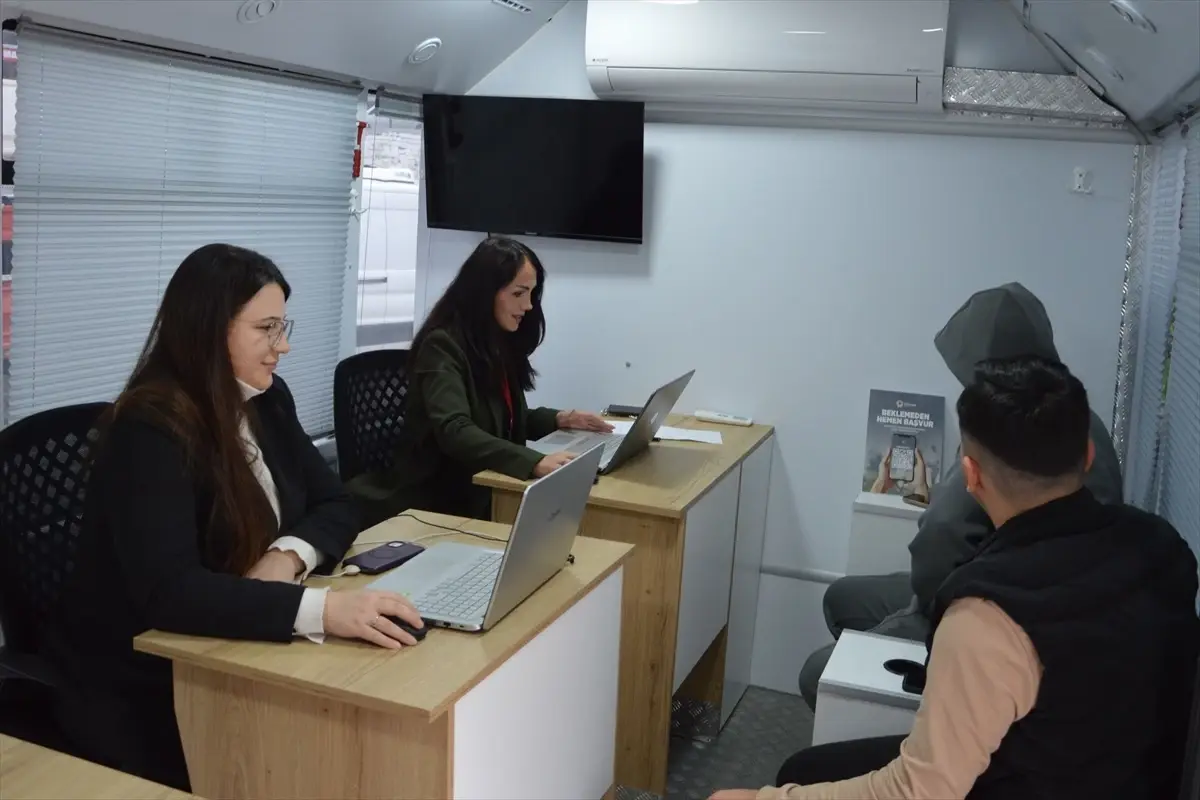 Mobil İstihdam Merkezi Havza’da Hizmete Girdi