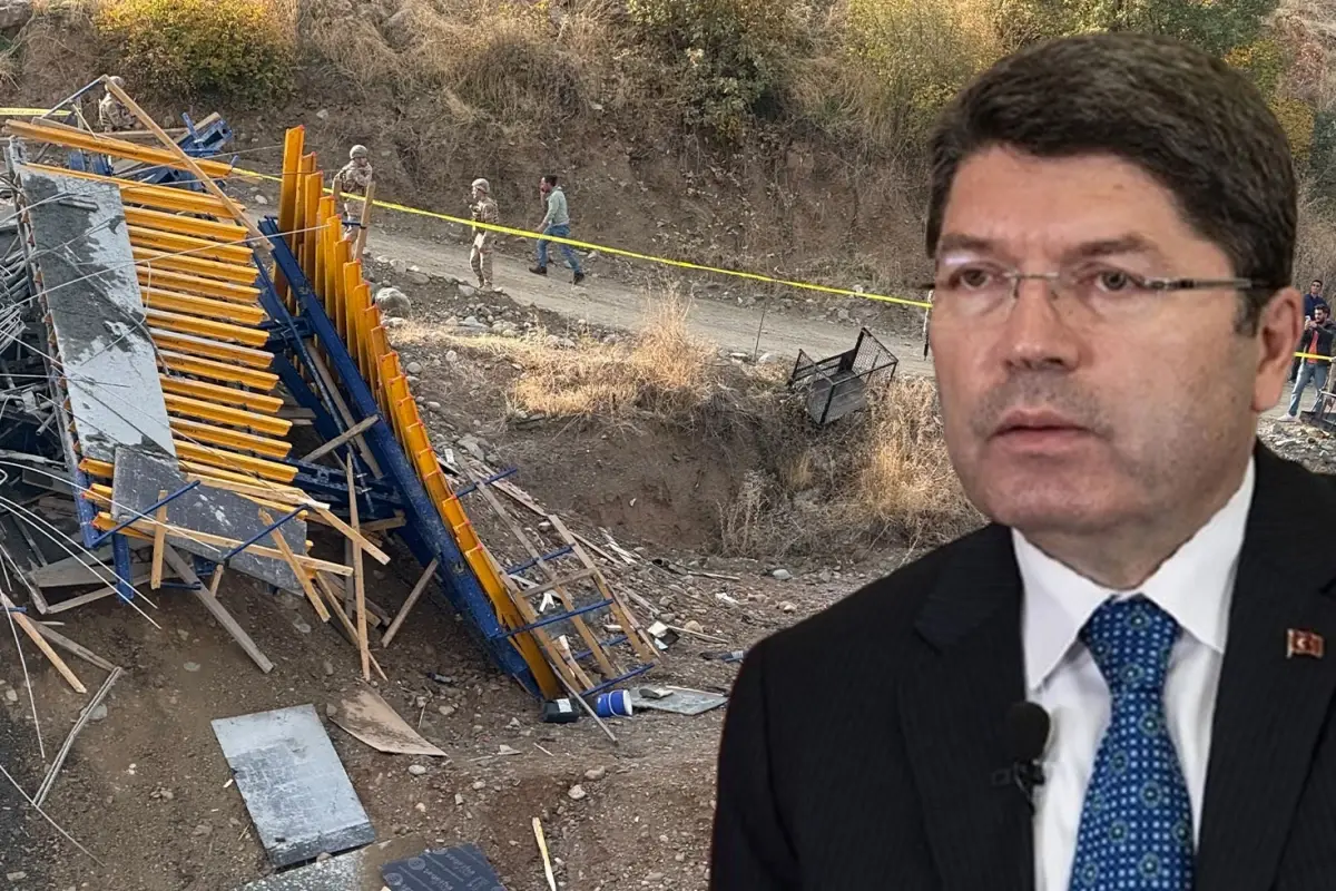 Bakan Tunç: Diyarbakır’da sabah saatlerinde 3 işçinin öldüğü köprü inşaatındaki çökmeye ilişkin soruşturmada 3 şüpheli gözaltına alındı.