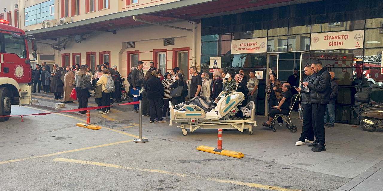 Kütahya’da hastanede yangın: İki kattaki hastalar tahliye edildi