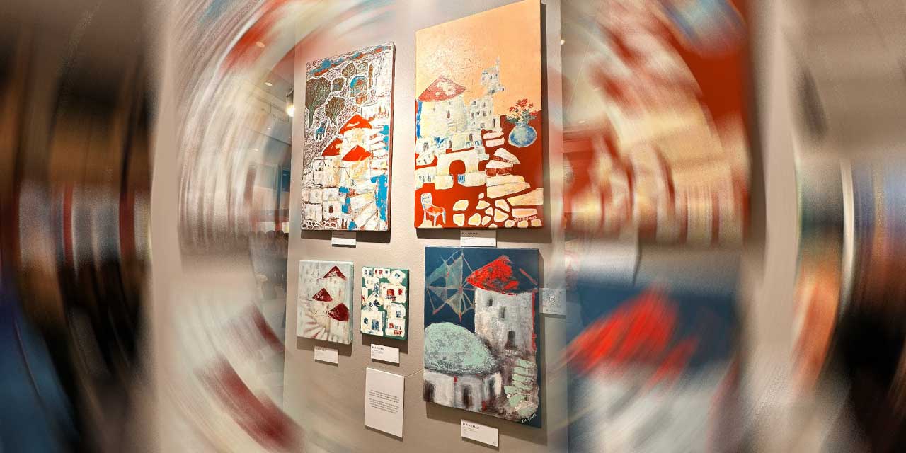 Ela Yılmaz’ın deniz yolculuğu tuvale yansıdı