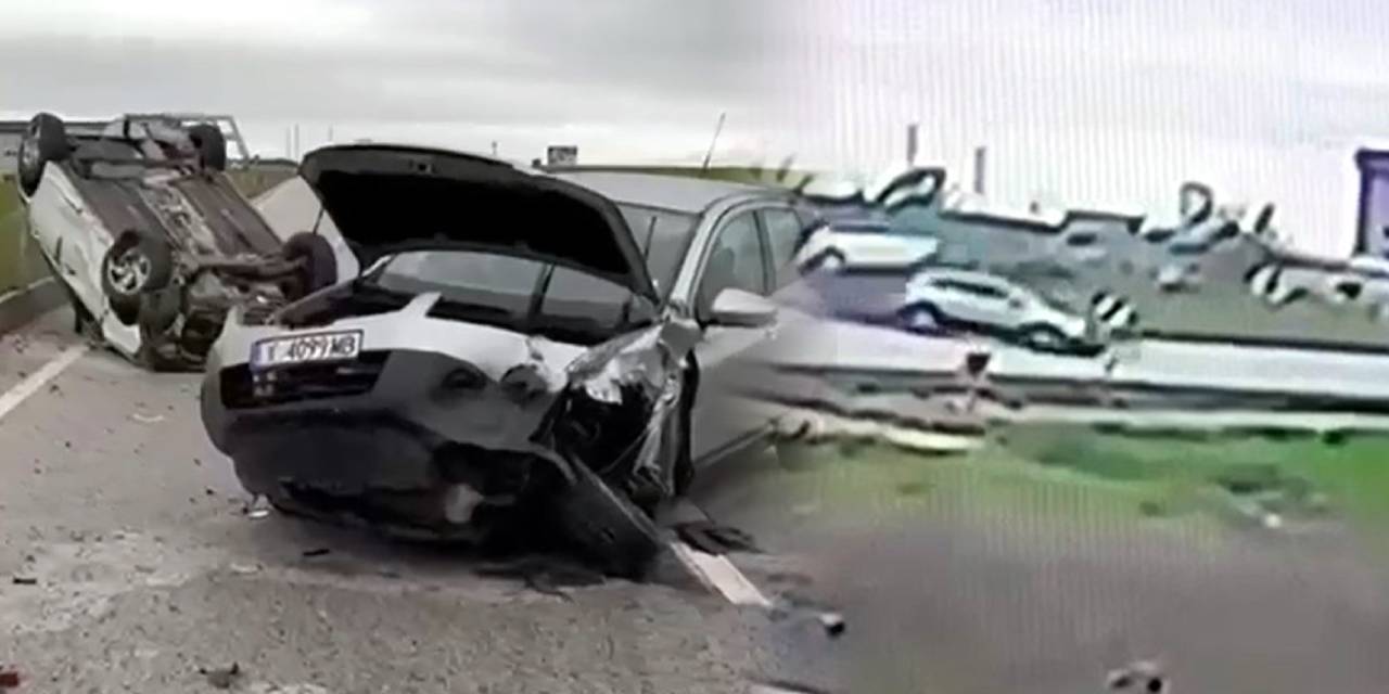 Feci kazada otomobil takla attı: 2 yaralı