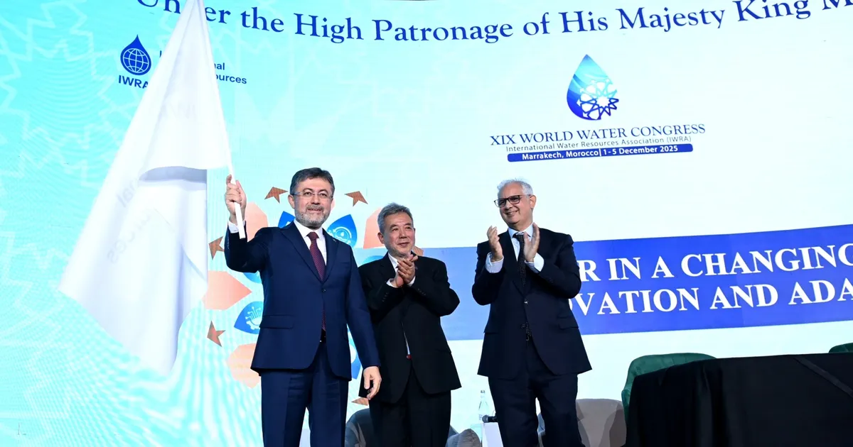 Türkiye, bayrağı Fas’ta devraldı! 20. Dünya Su Kongresi 2027’de İstanbul’da