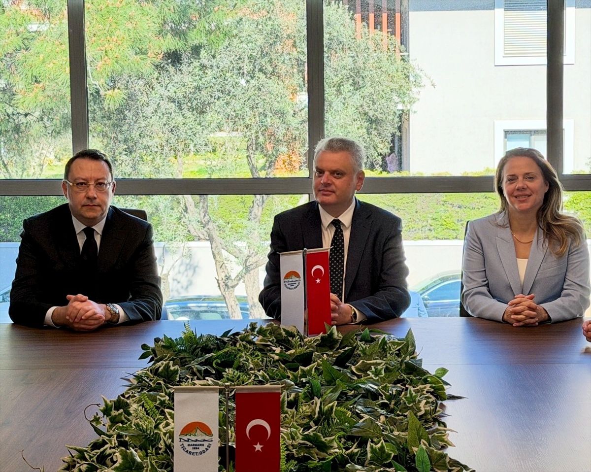 Moldova Büyükelçisi Oleg Serebrian Marmaris Ticaret Odası’nı Ziyaret Etti